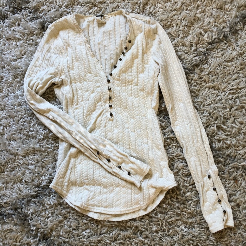 Free People Adriana Layering Top Thermal S